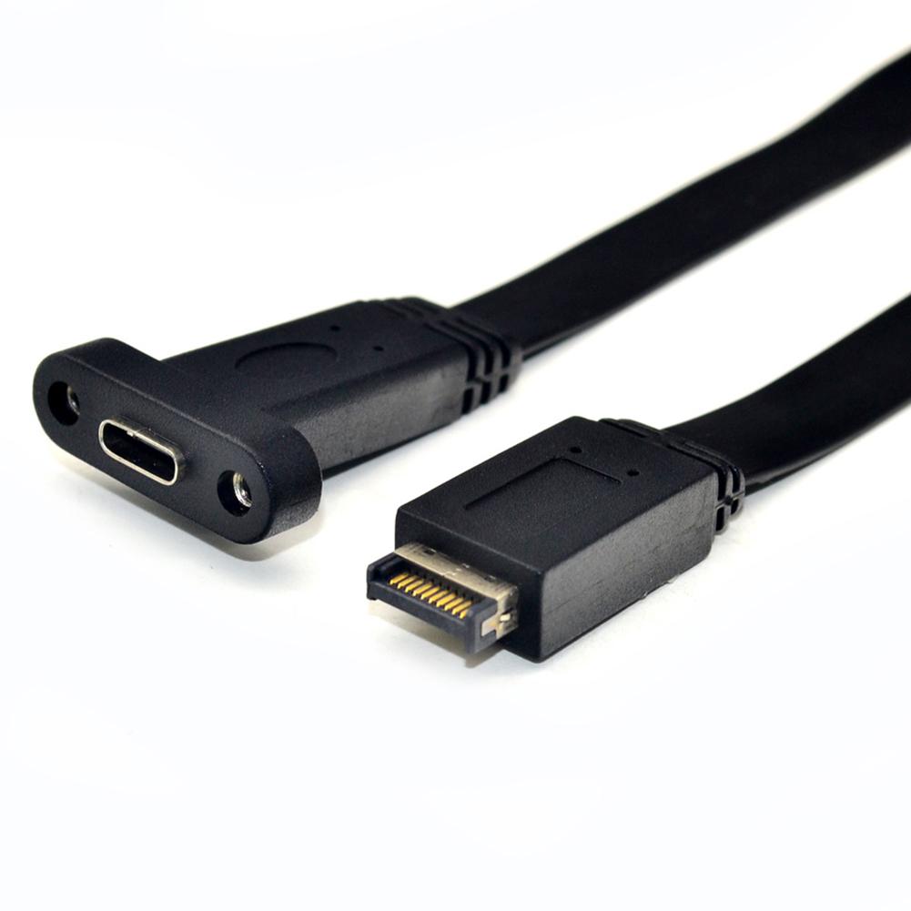 USB 3.1 Type C Front Panel Header Type E Motherboard Expansion Cable Connector  100w Power Supply and Other Functions
