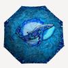 1pc Whale Mandala Folding Umbrella, Durable, Suitable for Outdoor Activities or Rain, Suitable for Commuting Yy251027150