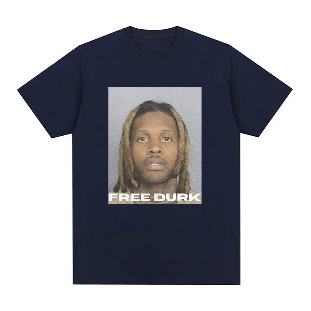 2025 FREE DURK T Shirt Lil Durk Graphic T Shirts Mens Clothing Fashion Vintage T-shirt Casual Cozy Cotton Oversized Tee Shirts