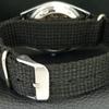 JAPAN VINTAGE REFURBISHED SEIKO 5 AUTOMATIC MENS BLACK DIAL WATCH a444206-1