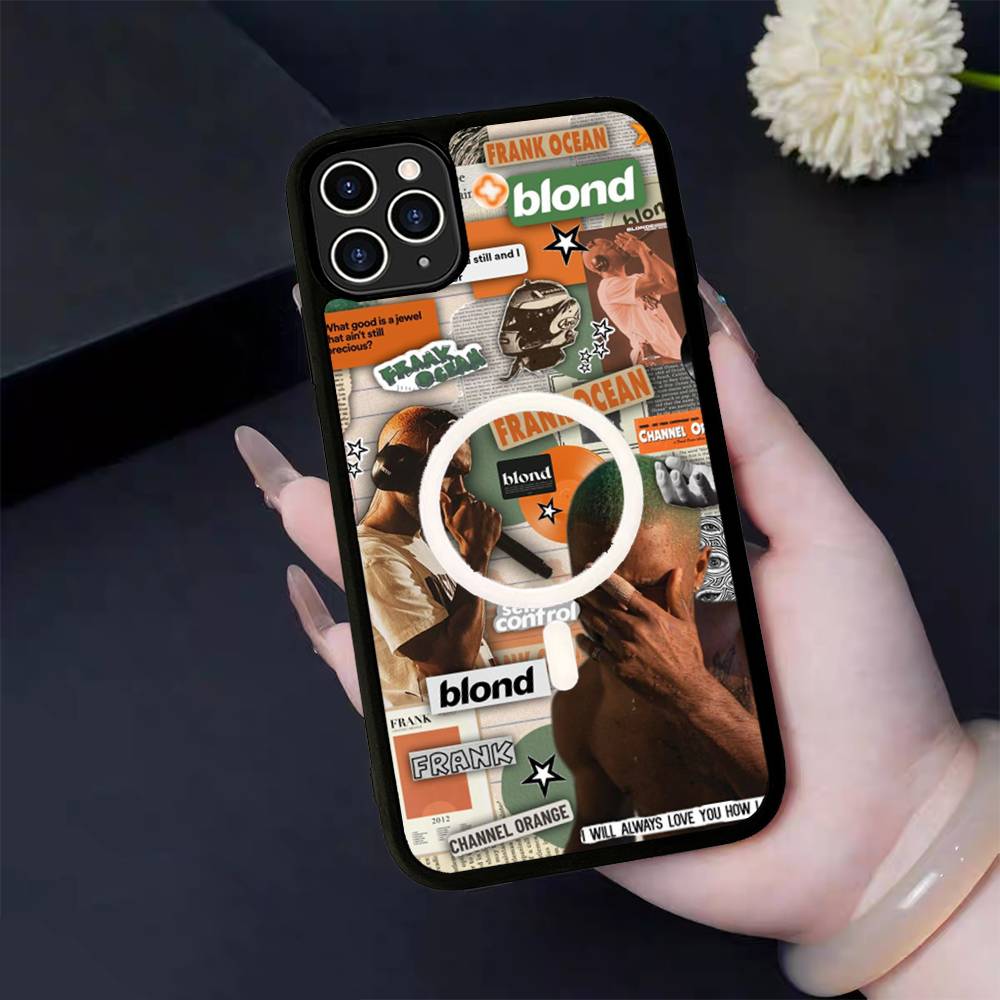 Album F-Frank O-Ocean Rap For Magsafe Magnetic Phone Case For IPhone 17 16 Pro Max 15 Plus 14 13 12 11 Cover