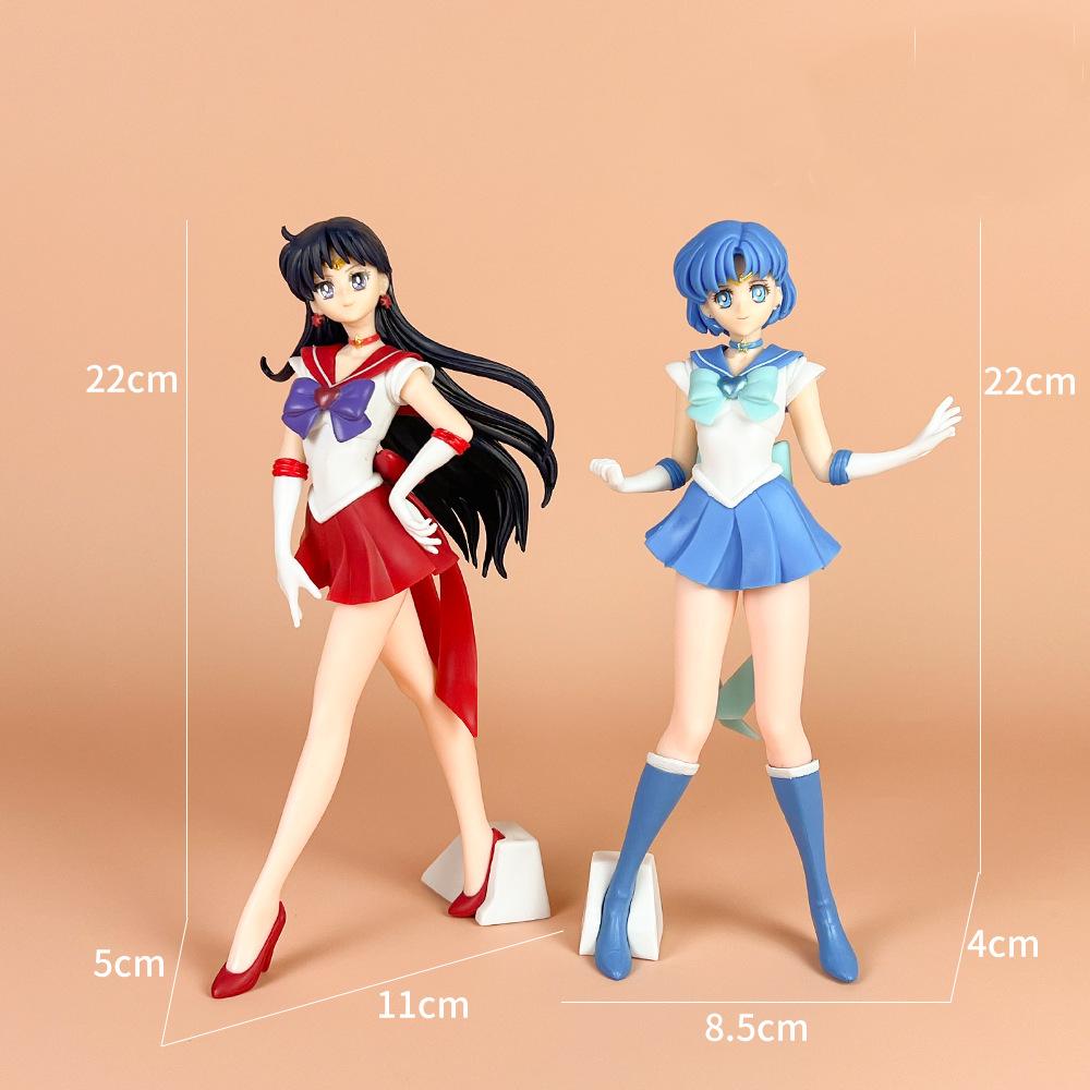 

Pretty Soldier Sailor Moon anime figurine - Mina Tsunemi model display item as a gift
