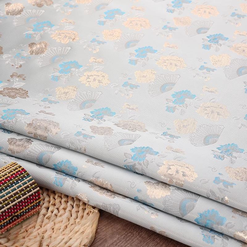 Brocade Jacquard Fabric Satin Children's Clothing Hanfu Clothing Apparel Sewing Fabric Wholesale Cloth Meters Diy Material