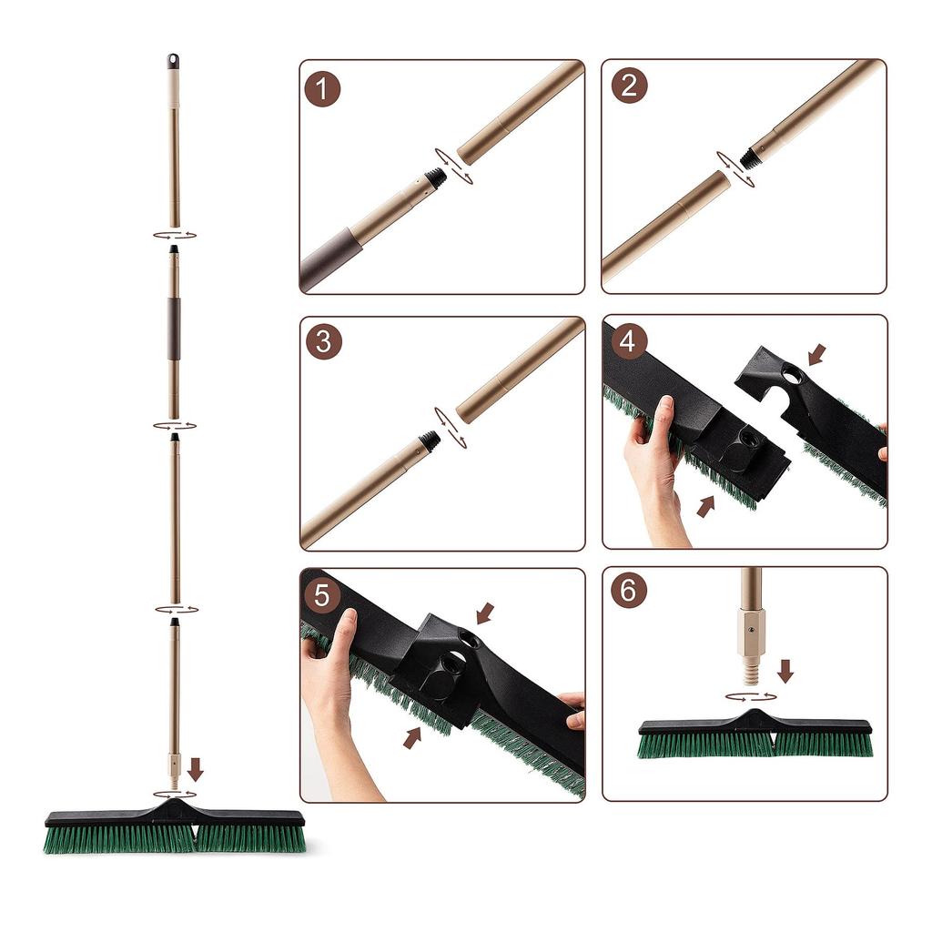 Eyliden Professional Cleaning Deck Bath Cleaning Wide Keeps Hands Clean Brush, Broom, Brush, Cleaning, Supplies, Range, Outdoor, Garden, Balcony,