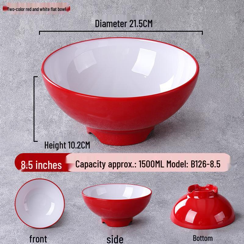 Nordic Melamine Malatang & Lanzhou Lamian Soup Bowl