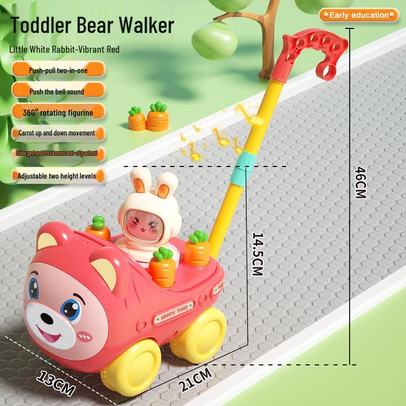 Charming Duck Push-Along Toy for Toddlers