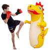 Inflatable Punching Bag Leakproof Inflatable Dinosaur Toy Tumbler Punching Bag Bounce-Back Punch Bag for Kids Presents