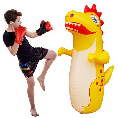 Aufblasbarer Boxsack Auslaufsicheres Aufblasbares Dinosaurier-Spielzeug Stehaufmännchen Boxsack Bounce-Back Boxsack für Kinder Geschenke