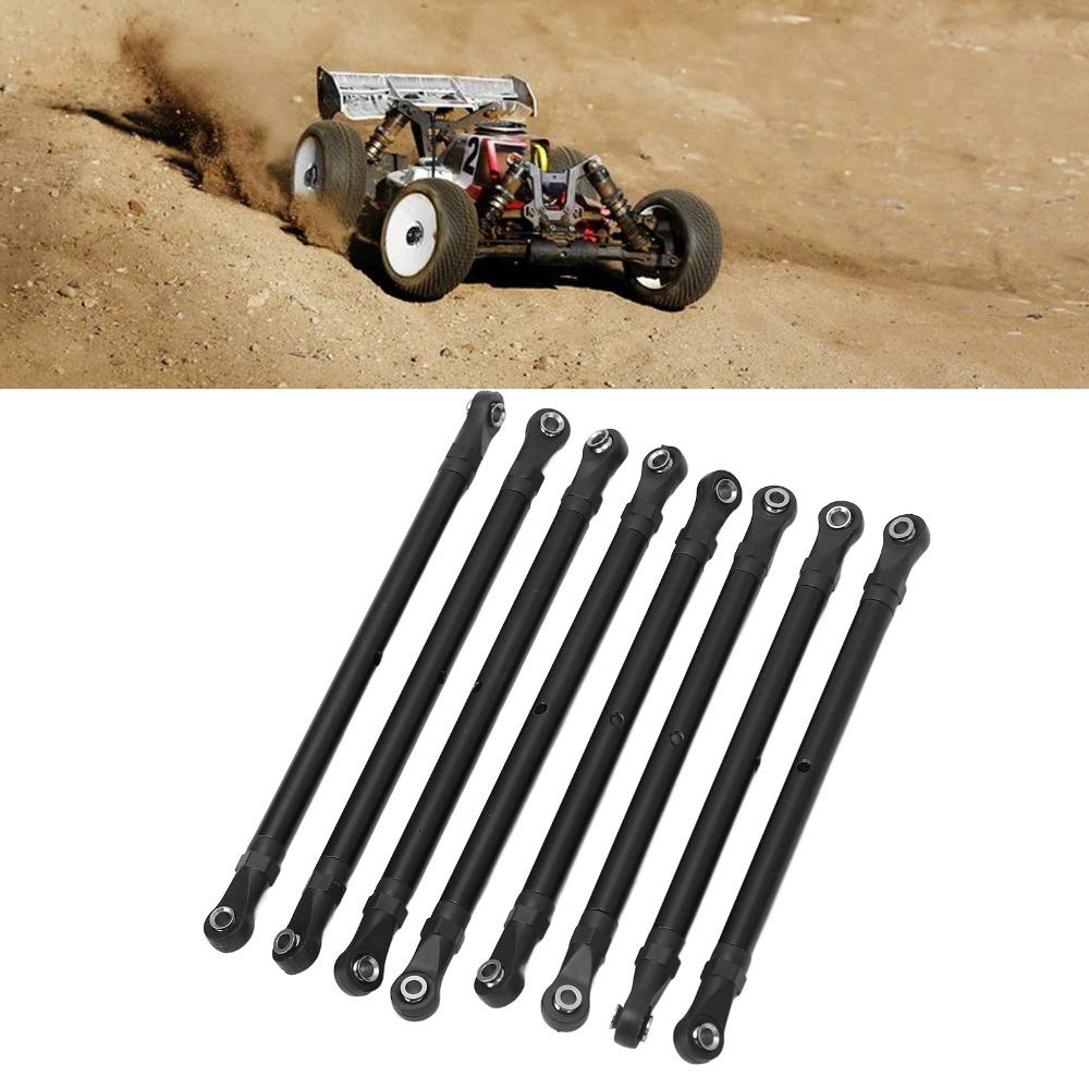 8Pcs 1/10 Scale RC Link Rod Kit RC Upgrade Parts Kit for Axial SCX10 1/10 RC Crawler For RC Car