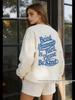 2026 BF Style Autumn/Winter Loose Slimming Pullover Sweatshirt: Sweet Design, Round Neck