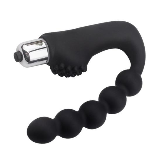 Anal Plug Massager Compact Easy to Enter Vibrator Butt Plug Sex Toy Accessories for Couples