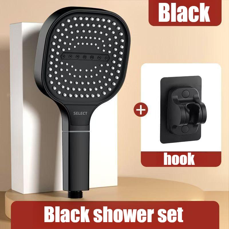 13cm Large Panel 3 Modes High Pressure Shower Head Massage Shower Head With Filter Bathroom Accessories New