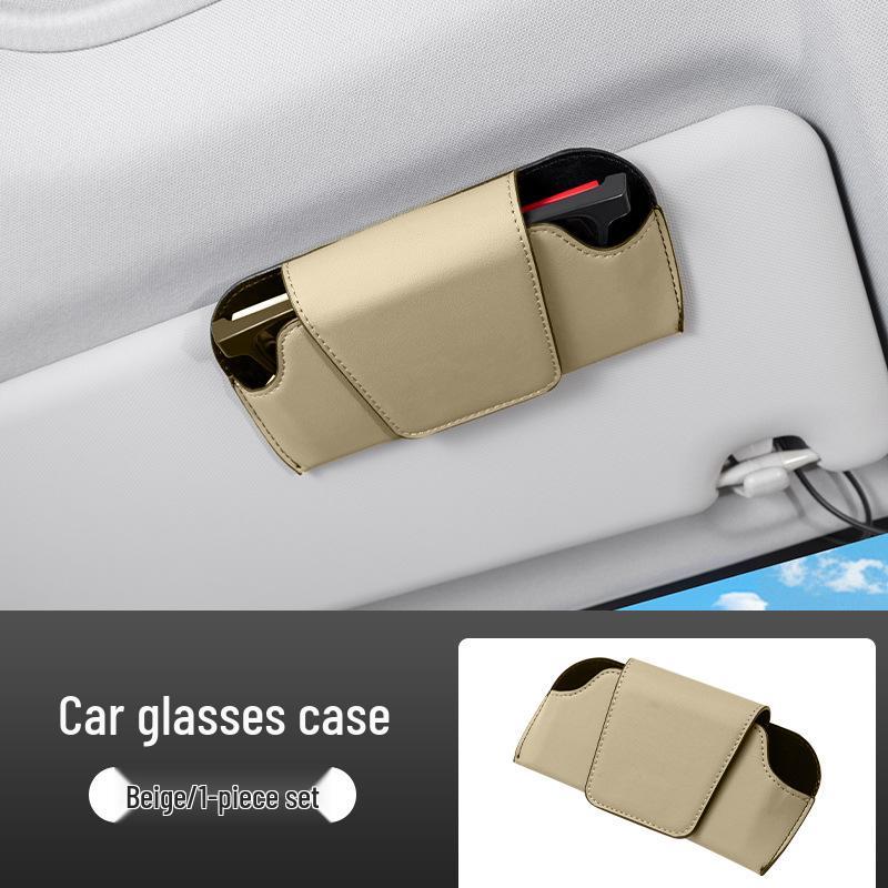 Magnetic Car Sunglasses Holder & Sun Visor Clip