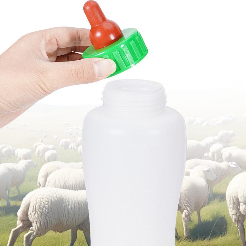 1PC 400ml/600ml Feeding Bottle for Sheep Lamb Calf Piglet Farm Animal Milk Feeder Bottle for Baby Animals