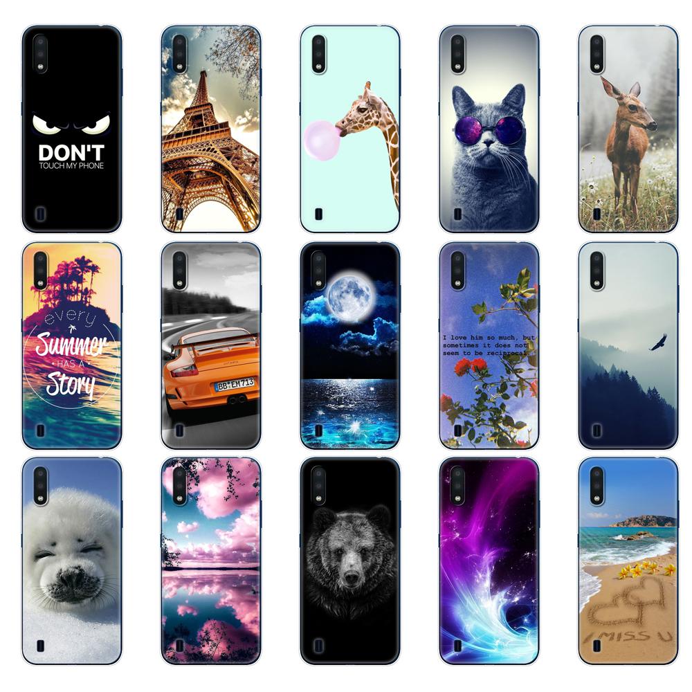 For Samsung M01 Case 5.7" Soft Silicon Tpu Cover For Samsung Galaxy M01 M 01 SM-M015FZBDSER M015 Phone Back Shell Bumper Funda