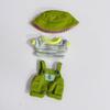 [Cloth Only] 17cm Doll Clothes Little Rabbit Overalls Set Adorable & Fashionable Doll Clothing Set Replacement