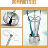 Bathroom Accessories Sets Multi-Function Toothbrush Holder Base Stainless Steel Tooth Brush Storage Rack Makeup Brush Organizer
