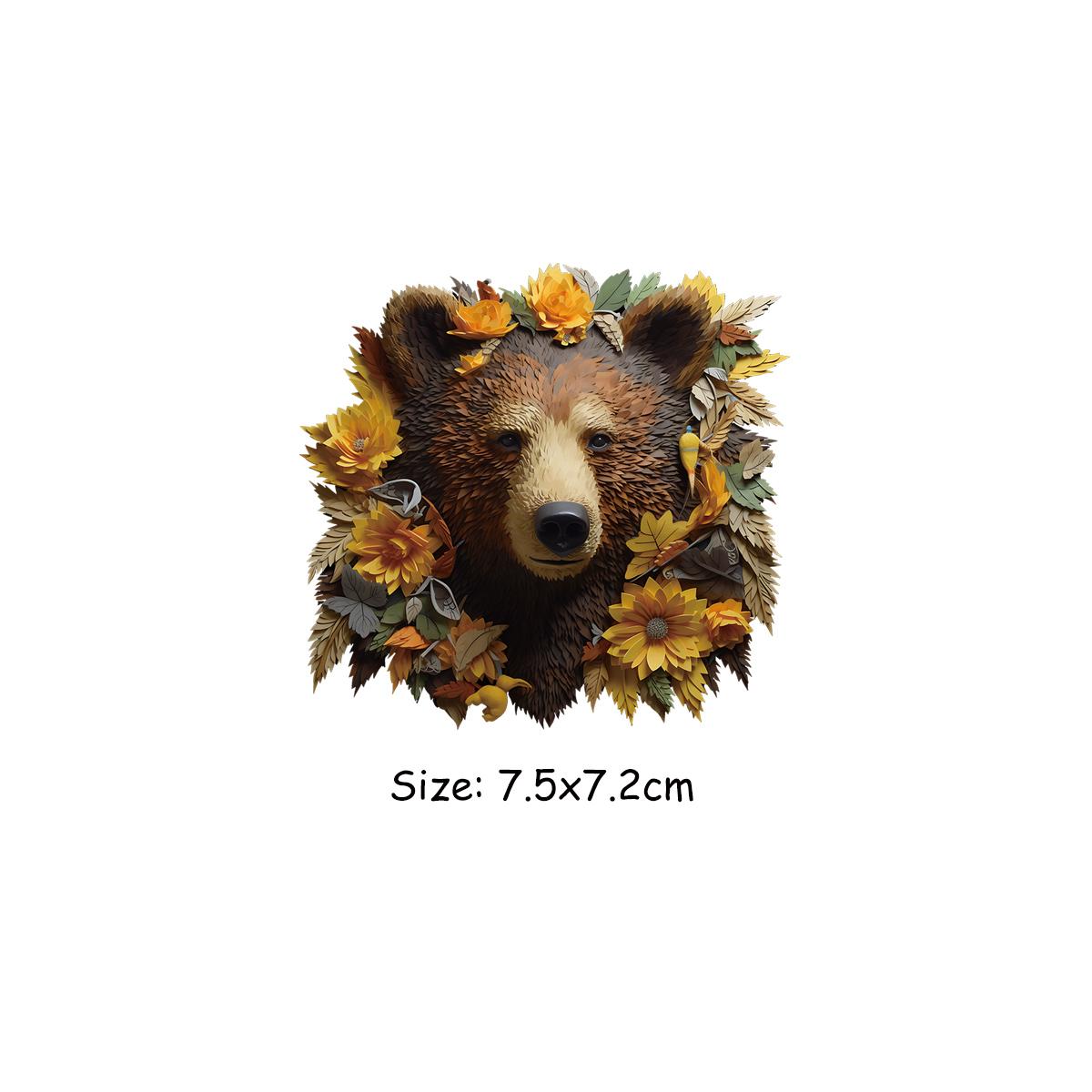 

Набор животных, термопереносные листья, цветы, парчи, Ropa, термопереносные наклейки для одежды, пуховое пальто, сумки, нашивка «сделай сам» для одежды