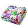Cartoon Blankets Bfdi Flannel Vintage Warm Throw Blanket for Coverlet Summer