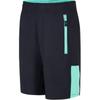 Breathable Colour-Blocked Elastic Knit Sweatpants Graphite Grey Children's Style