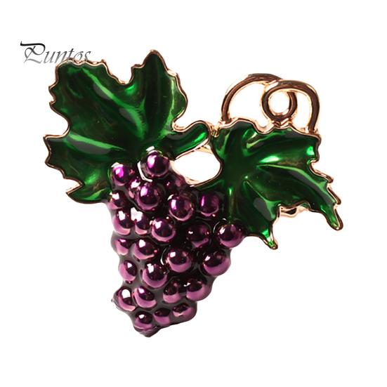 2Pcs Napkin Ring Refreshing Fine Workmanship Dining Table Supplies Summer Purple Grape Napkin Holder for Party