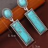2PC Women's Fashion Bohemian Earrings, Jewelry Design, Suitable for Date, Party, Festival Gifts