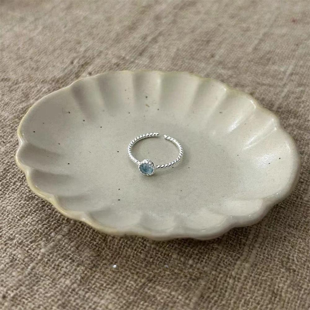 Korean plain ring ring female ins wind design opening adjustment tail ring ring ring