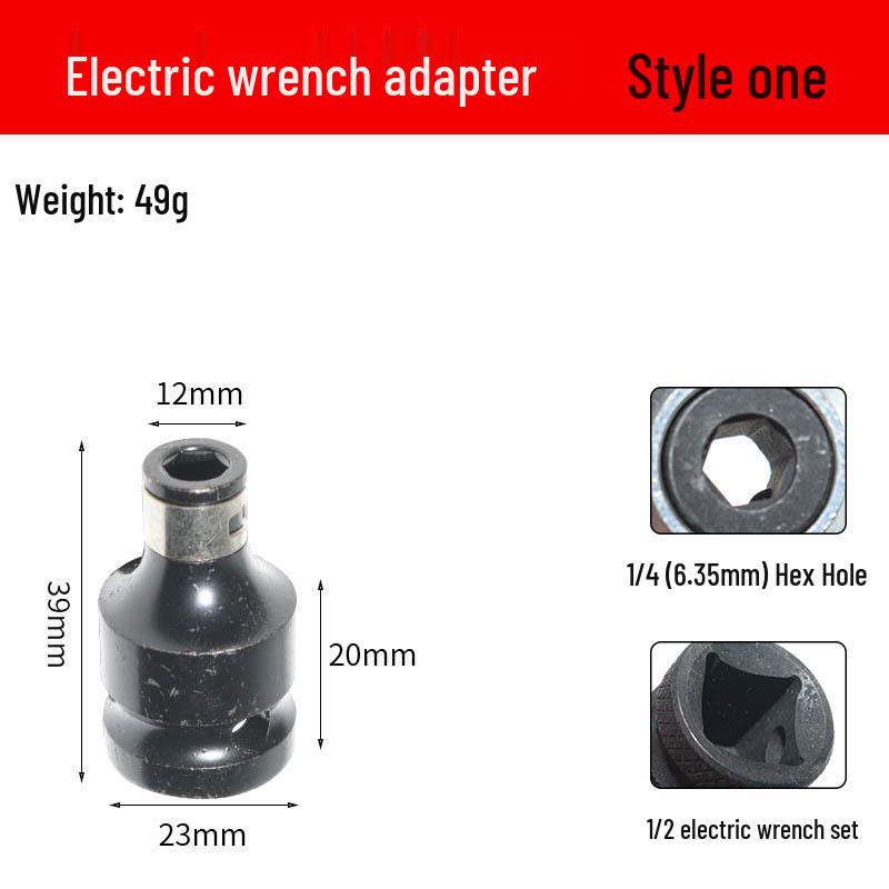 

Адаптер для электросверла с шестигранным хвостовиком и быстросъемным механизмом с телескопической пружиной для 1/2 пневмогайковерта