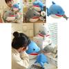 Shark Eating Small Fish Plush Toy With Pp Cotton Soft Stuffed Animal For Kids And Children