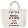 Beach Bag - PLANETEE - Rope Handle Maïa It Doesn't Exist - Cotton - Large Capacity - Printed In France