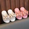 Polka Dot Bow Cute Children's Slippers Summer Bow Children Baby Soft Bottom Little Girl Beach Shoes