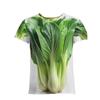 Funny Cabbage Lettuce 3D Print T‑Shirts Vegetable Theme Kids Short Sleeve Tees Casual Loose Tops For Daily Outdoor Play Activities