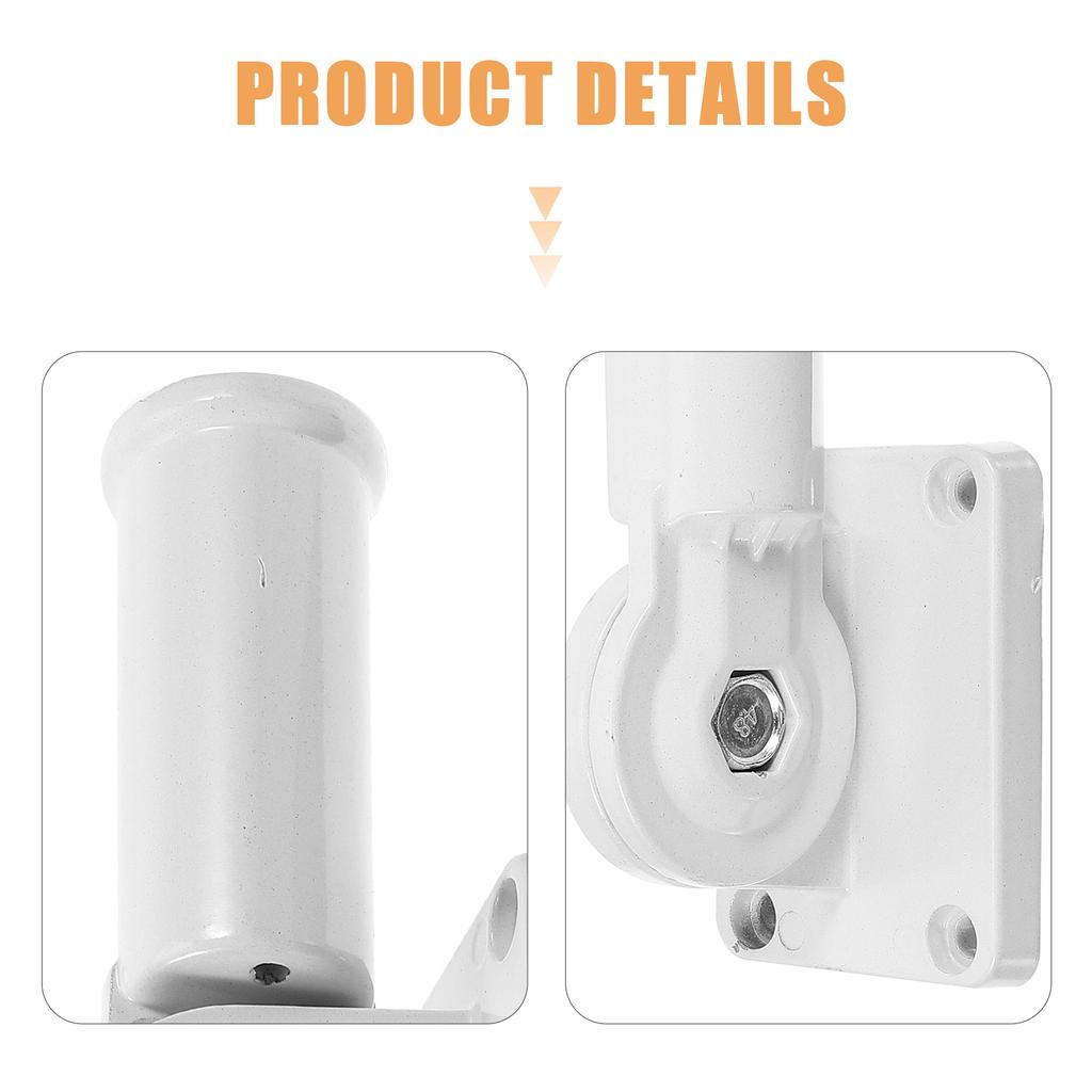 2 szt. Montowany na ścianie maszt flagowy uchwyt montażowy ze stopu aluminium uchwyt stojak ogrodowy