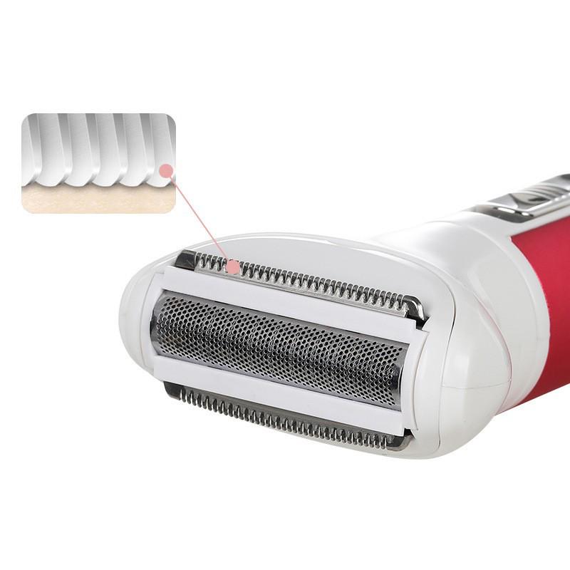 Women's 5-in-1 USB Rechargeable Multifunctional Epilator Set for Painless Full-Body Shaving
