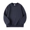 2025 Fleece-Lined Drop Shoulder Cotton Sweatshirt - Thickened Round Neck Workwear with Logo