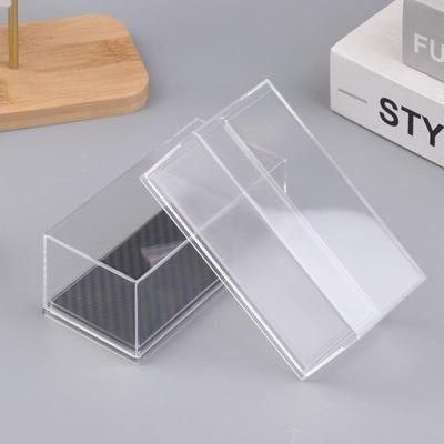 1Pc 1/64 Diecast Model Car Display Box - Transparent Acrylic Dustproof Storage Box, Practical DIY Display Rack for Toy Cars
