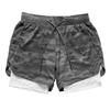 Herren Schnelltrocknende Doppellagige Sportshorts - Sommer Laufen, Basketball & Training