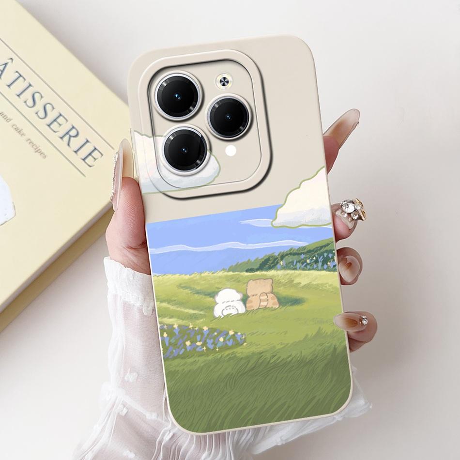 For Infinix Hot 40 Pro Case Hot 40 40i 40Pro Hot40 Hot40i Cute Panda Rabbit Cartoon Soft Silicone Shockproof Phone Cases