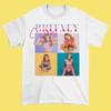 Britney Spears T Shirt 90S Colletion Music White Ng1602
