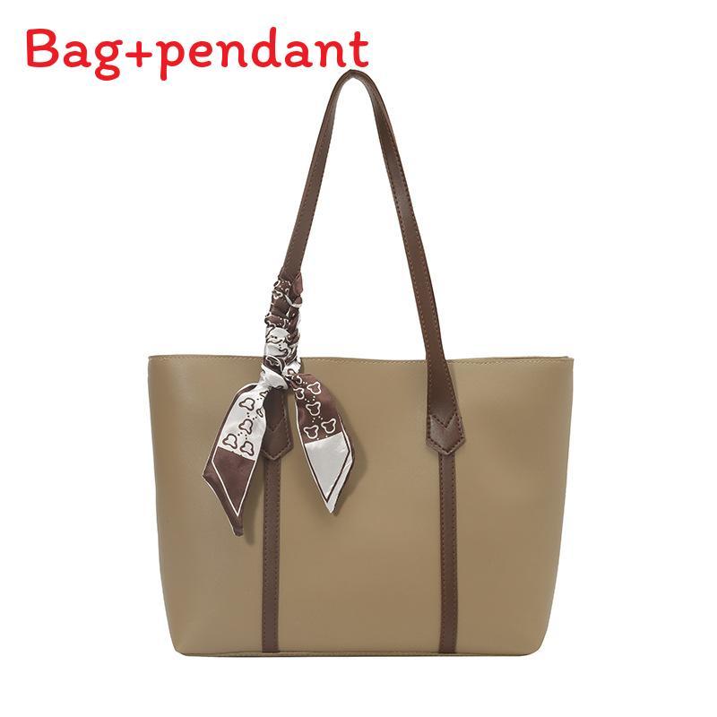 

Fashionable Vintage Style Tote Bag With Zipper Closure And Dual Shoulder Straps For Work хаки