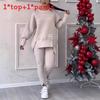 Casual Womens Long Sleeve Hoodie And Leggings Set With 3d Pattern For Summer Daily Wear