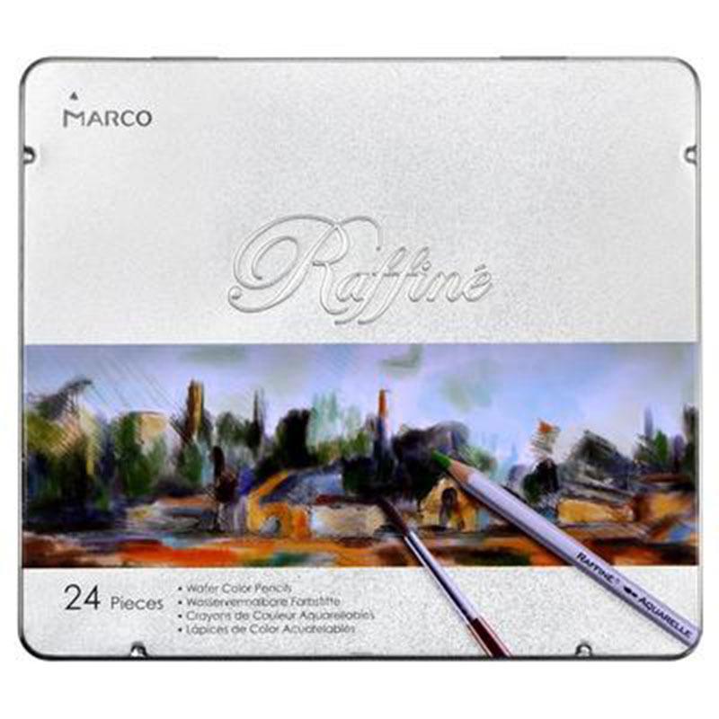 Marco 7120 Water-Soluble Colored Pencils: 48 or 72 Watercolor Options for Art and Painting.