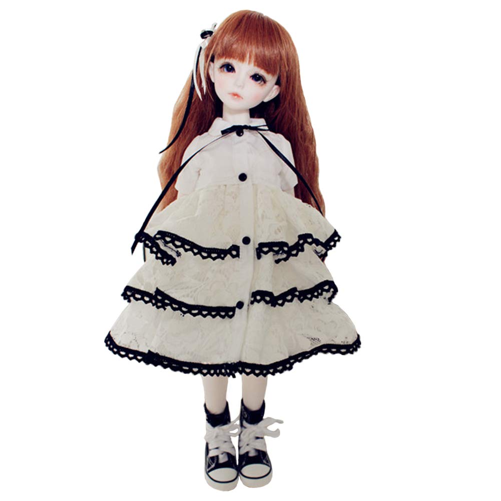 rakulifey Doll Costume Dress Ball Jointed Doll Dress Up 2 Piece Set Costume Doll 1/4 (1/4 Clothes)