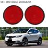 For Nissan For QASHQAI Compatible Round Reflectors for Back Bumper Installation