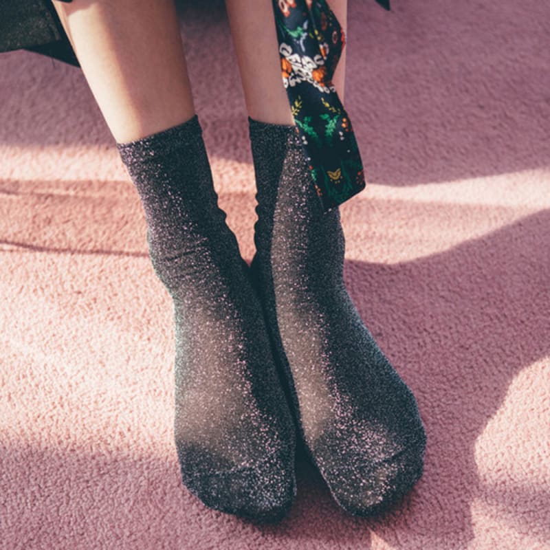 biarritz socks cindy pearl see-through socks 7 colors