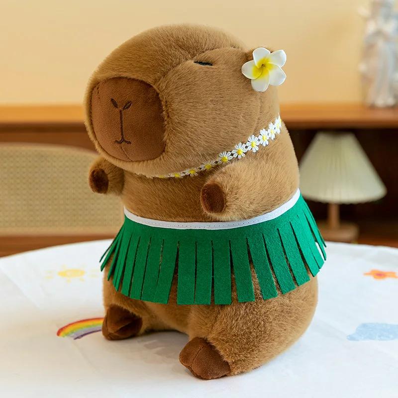 Cute Capybara Peripheral Plush Doll  Capibara Plush Doll Giant Kawaii Stuffed Animal Doll  Children Kids Birthday Gift Toys