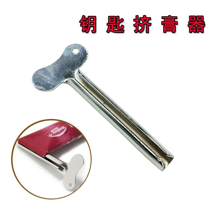 Kreativer Zahnpastatubenausdrücker, einfacher Zahnpastaroller aus Edelstahl, arbeitssparende Zahnpastatubenpresse, Reinigungspresse