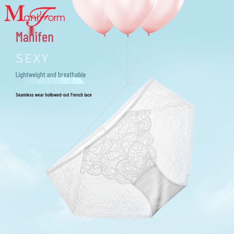 Maniform Sexy Lace Mid-Rise Panties