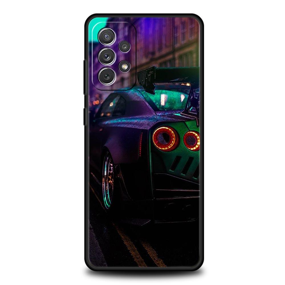 Blue Red JDM Sport Car Phone Case For Samsung Galaxy A17 A07 A55 A35 A25 A15 A05 A33 A31 A23 A21s A13 A41 A73 A53 A51 A71 Cover