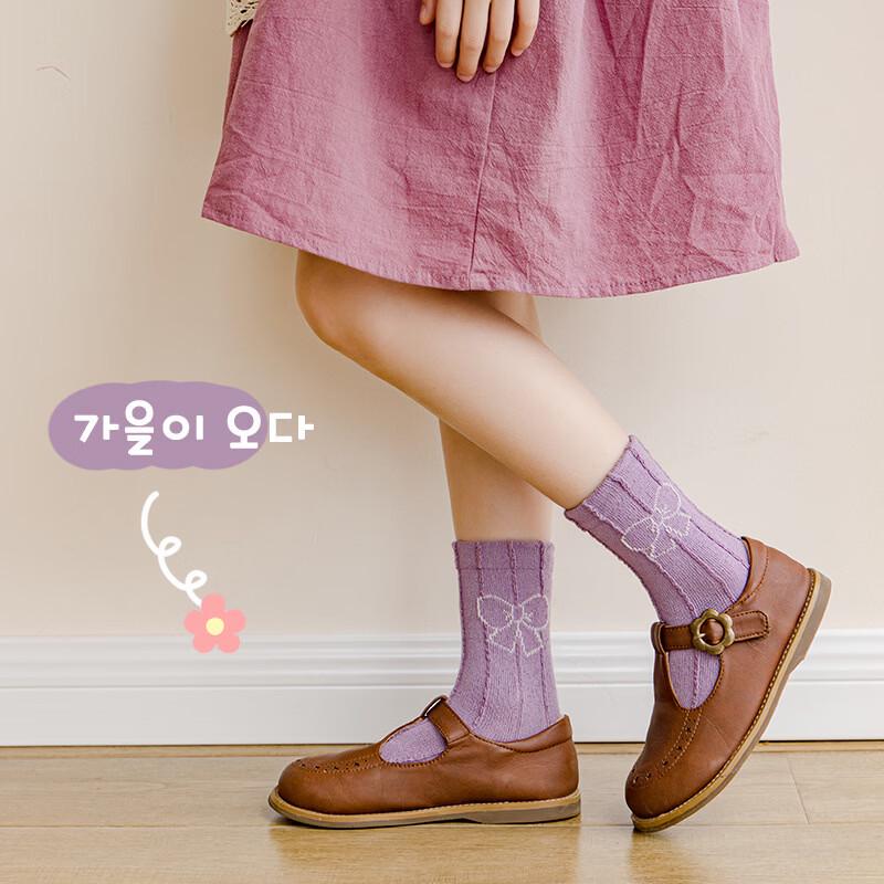Minliu Kids' Cotton Mid-Calf Cartoon Socks